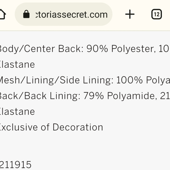 VS Unlined Lace Up Velvet Corset Top - Picture 6 of 7